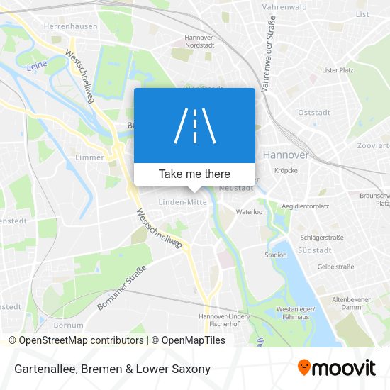 Gartenallee map