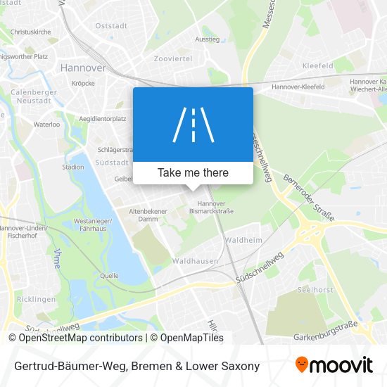 Gertrud-Bäumer-Weg map
