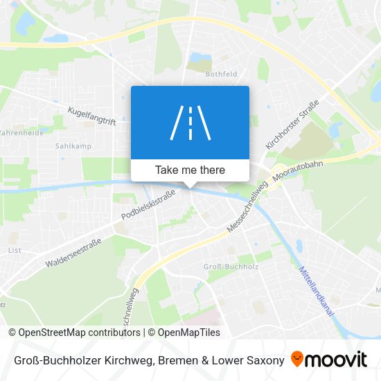 Groß-Buchholzer Kirchweg map