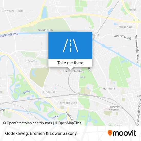 Gödekeweg map