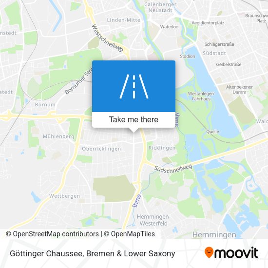 Göttinger Chaussee map