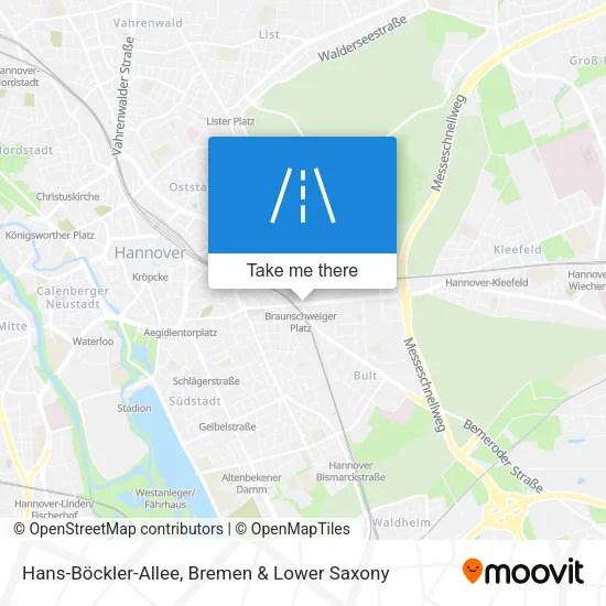 Карта Hans-Böckler-Allee