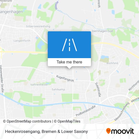 Heckenrosengang map