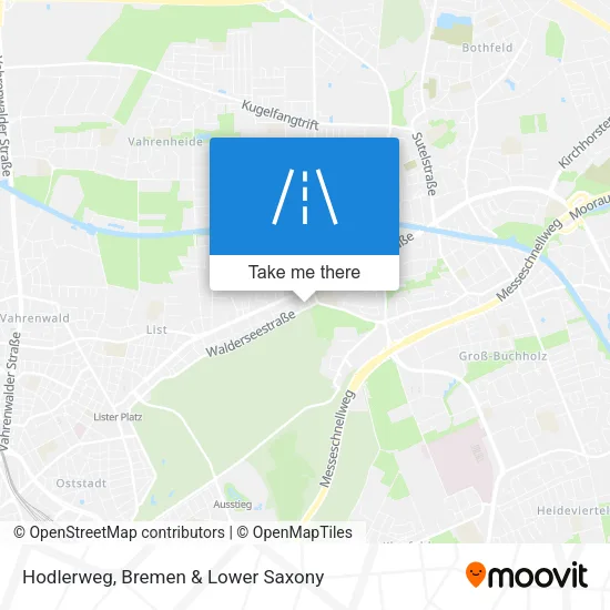Карта Hodlerweg