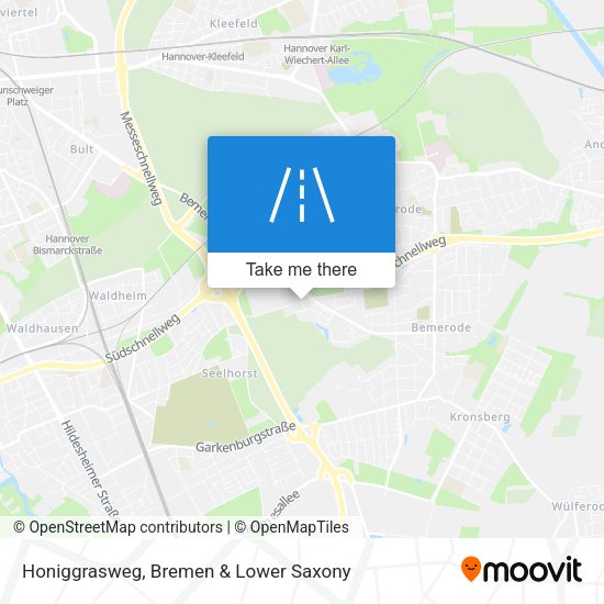 Honiggrasweg map
