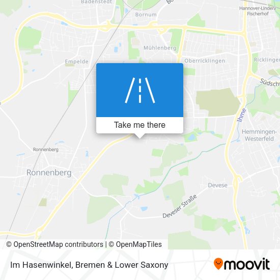 Im Hasenwinkel map