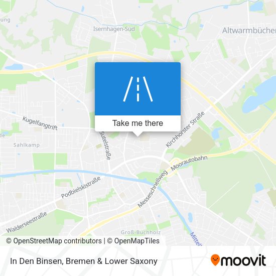 In Den Binsen map