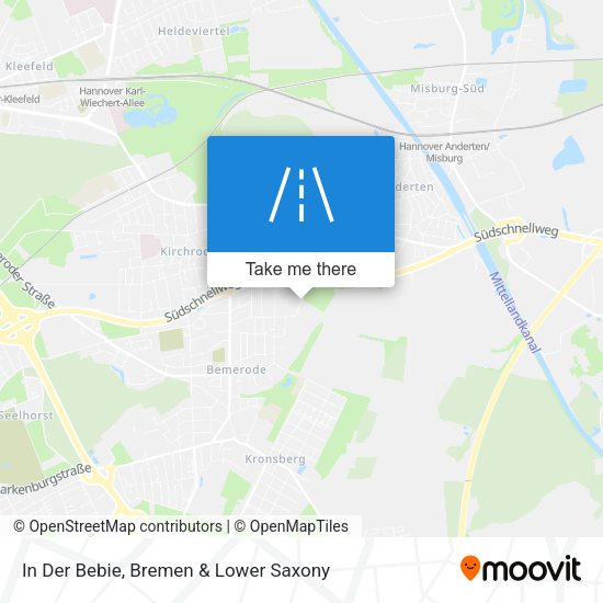 In Der Bebie map