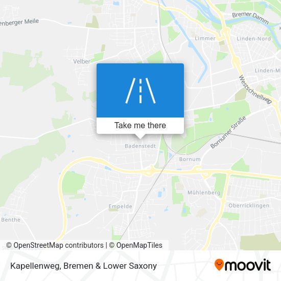 Kapellenweg map
