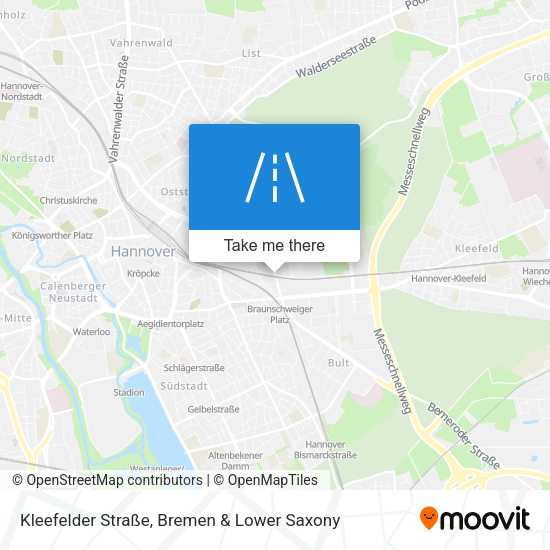 Kleefelder Straße map
