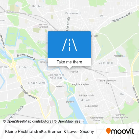Карта Kleine Packhofstraße