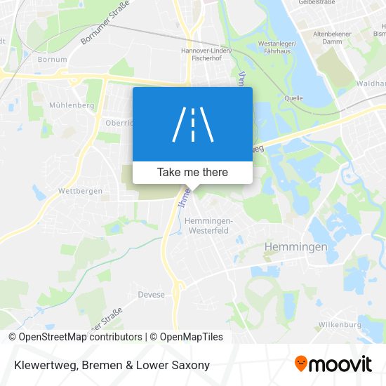 Klewertweg map