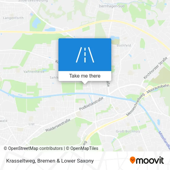 Карта Krasseltweg