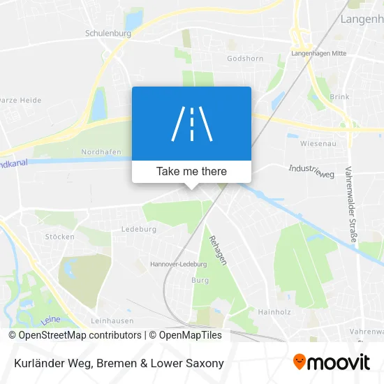 Карта Kurländer Weg