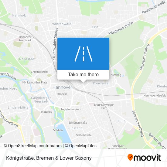 Königstraße map