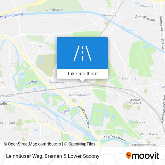 Leinhäuser Weg map