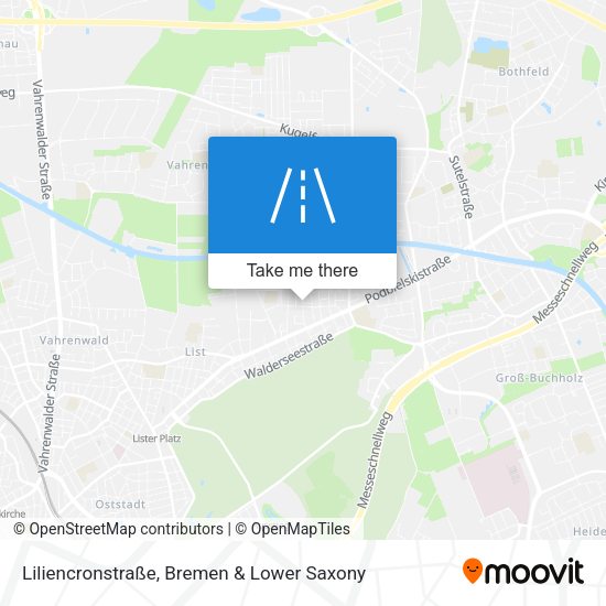 Liliencronstraße map