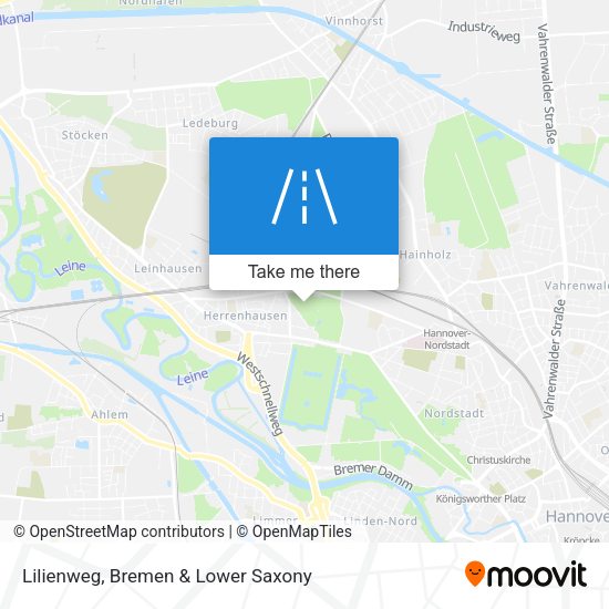 Lilienweg map