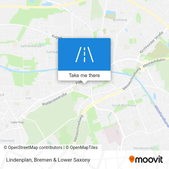 Карта Lindenplan