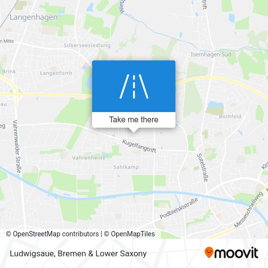 Ludwigsaue map