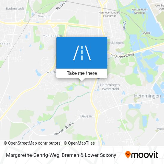 Margarethe-Gehrig-Weg map