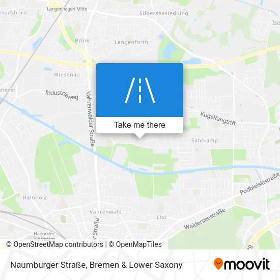 Карта Naumburger Straße