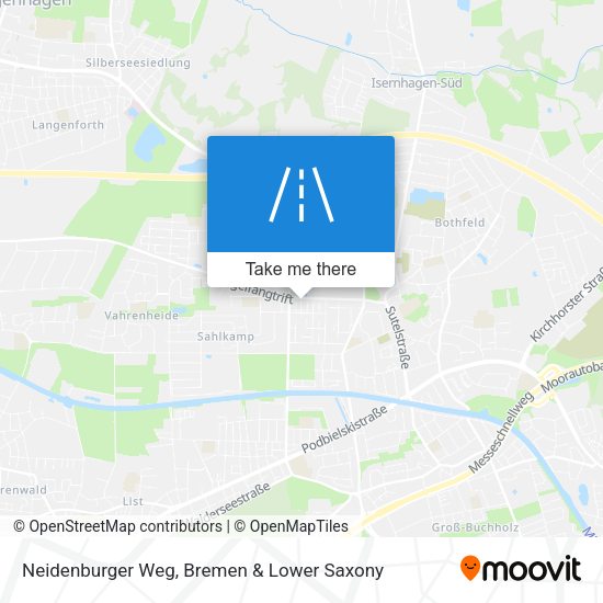 Neidenburger Weg map