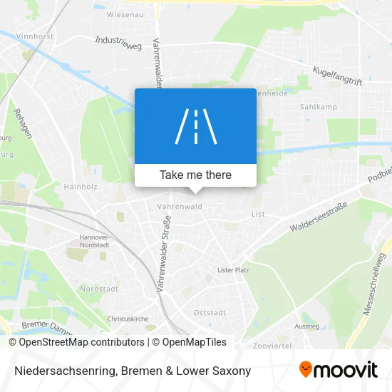 Карта Niedersachsenring