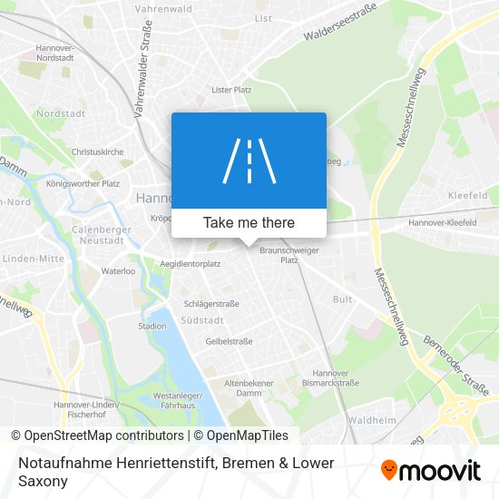 Notaufnahme Henriettenstift map