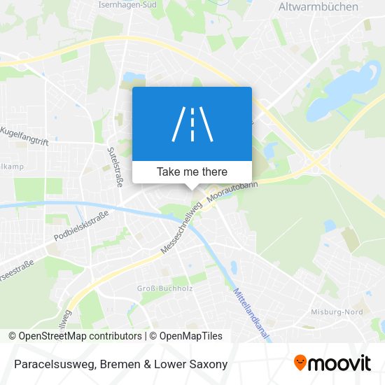 Paracelsusweg map