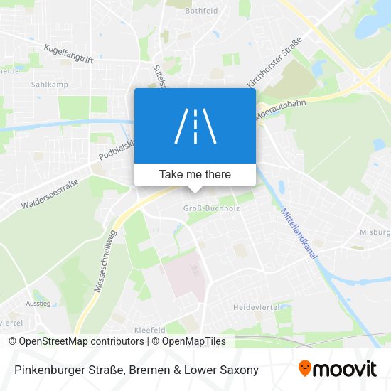 Pinkenburger Straße map