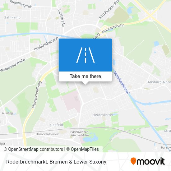 Roderbruchmarkt map