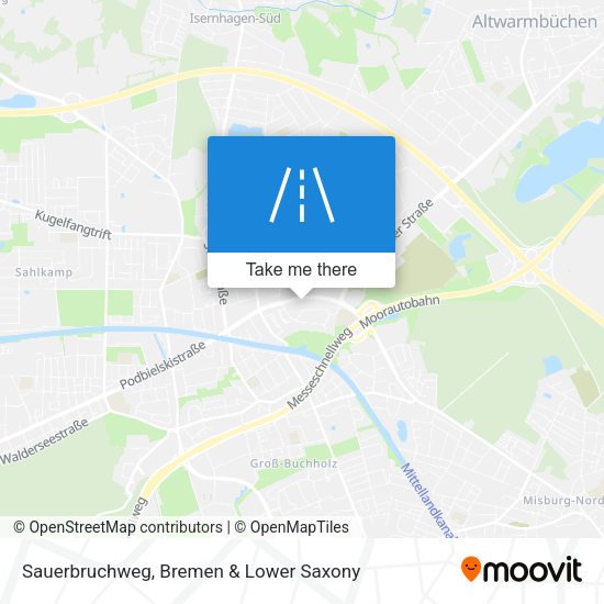 Sauerbruchweg map