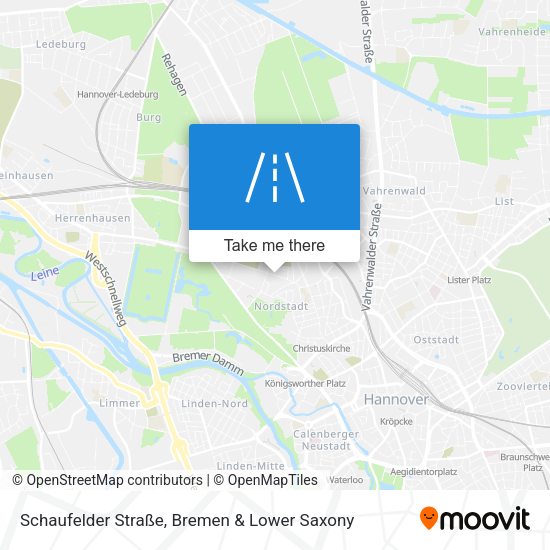 Schaufelder Straße map