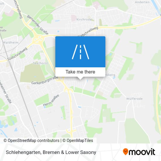Schlehengarten map