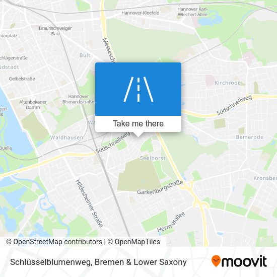 Schlüsselblumenweg map