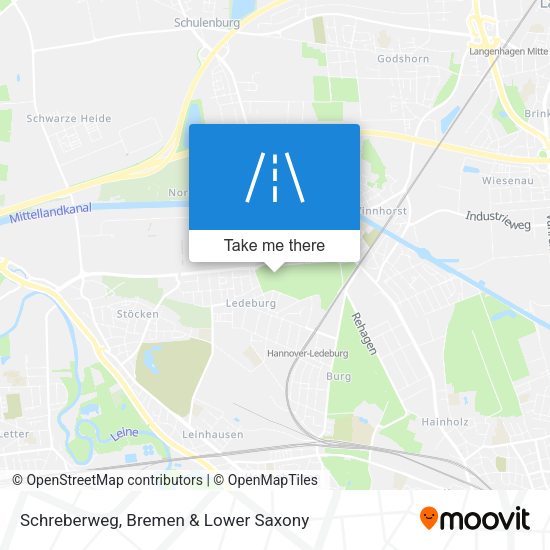 Schreberweg map
