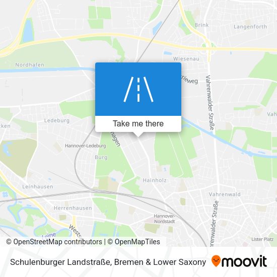 Schulenburger Landstraße map