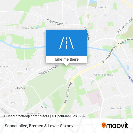 Sonnenallee map