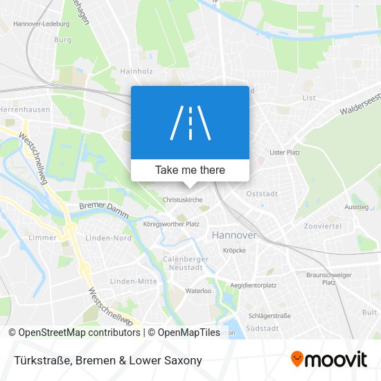 Türkstraße map