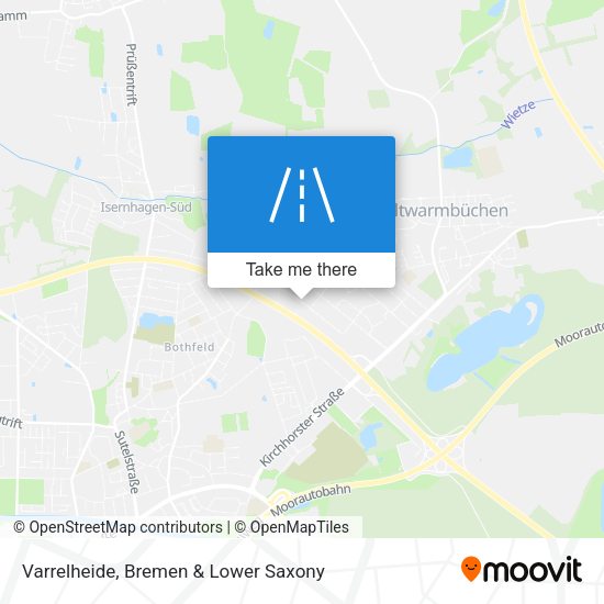 Varrelheide map