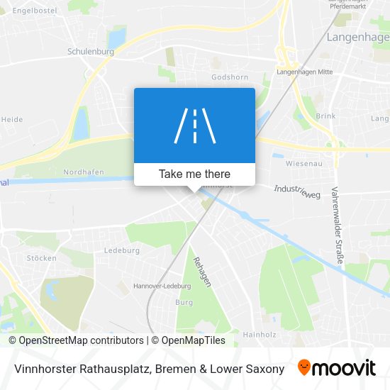 Vinnhorster Rathausplatz map