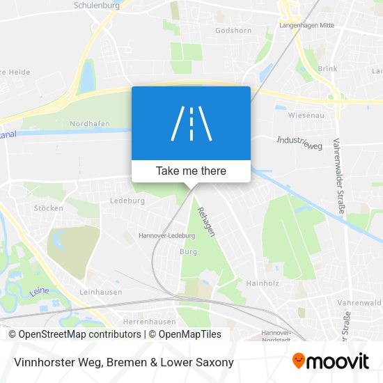 Vinnhorster Weg map