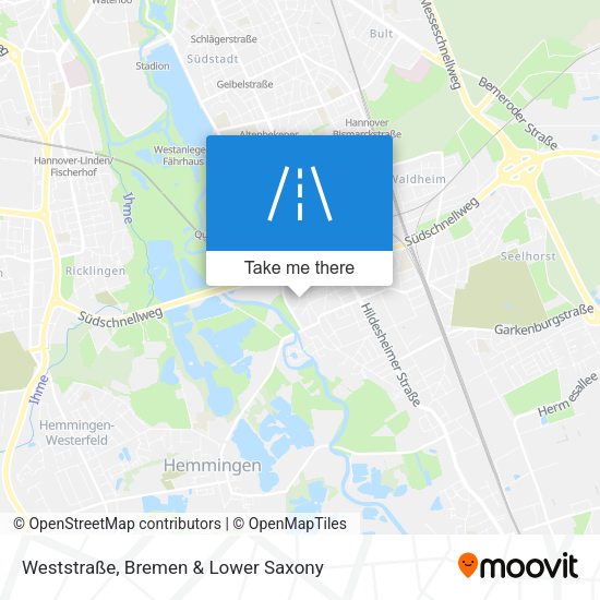 Weststraße map