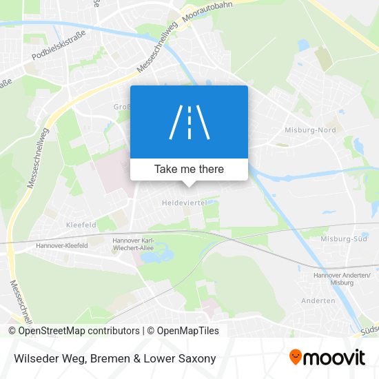 Wilseder Weg map