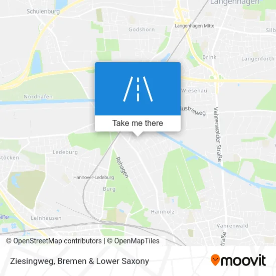 Карта Ziesingweg