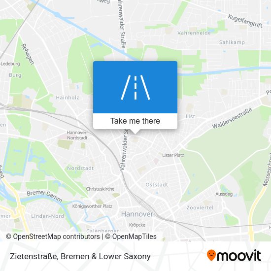 Zietenstraße map