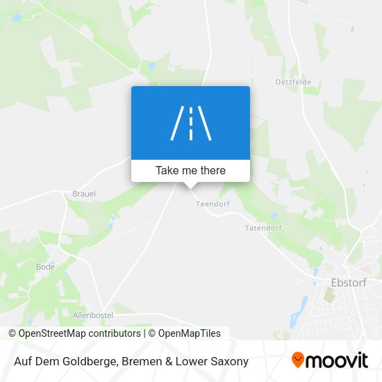 Auf Dem Goldberge map