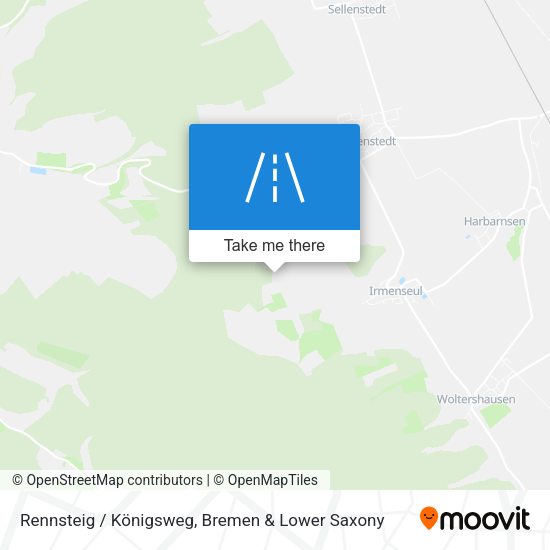 Rennsteig / Königsweg map