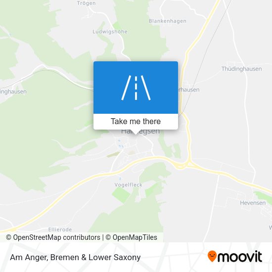 Am Anger map